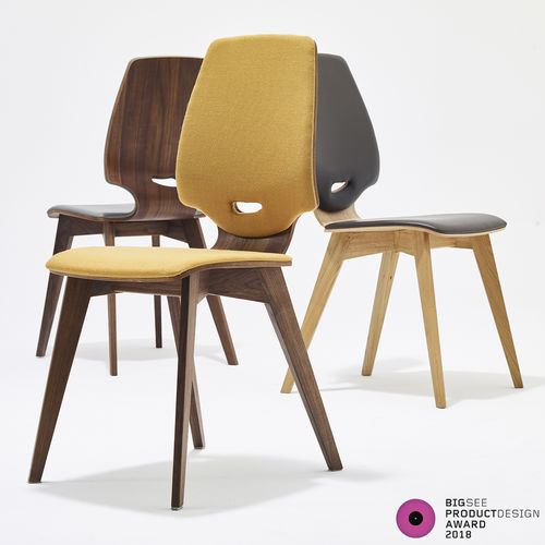 現代風チェア - FINN UPHOLSTERED - sixay furniture - 屋内用 / 布製 / 革製