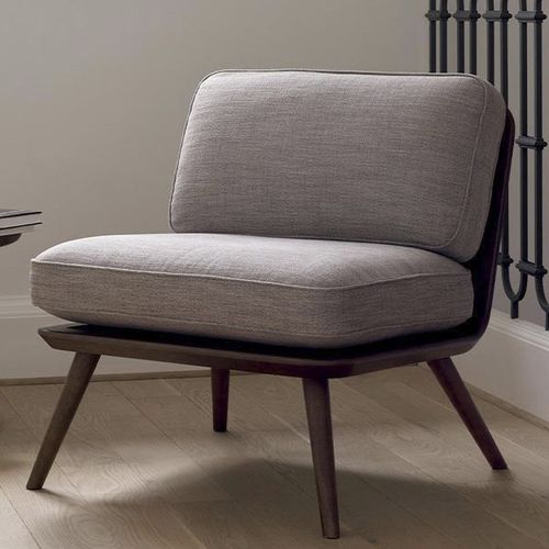 北欧デザイン安楽椅子 - SPINE LOUNGE  - Fredericia Furniture - 布製 / 革製 / オーク材