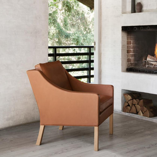 現代風アームチェア - 2207 - Fredericia Furniture - 布製 / 革製 / オーク材