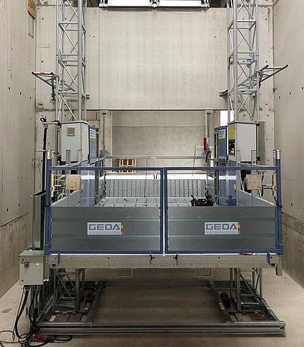 重荷重用貨物エレベーター - 3700 ZP P - GEDA GmbH - 建物用