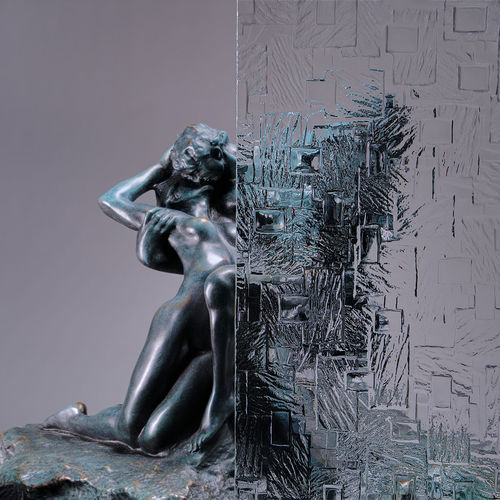 構造ガラスパネル - Ornament C - Glasfabrik Lamberts GmbH & Co. KG  - 装飾 / 間仕切壁用 / 家具用
