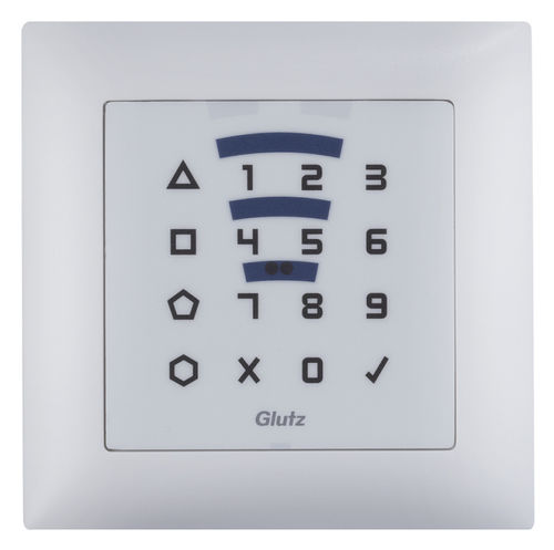 アクセス制御用暗証番号キーボード - 82200  - Glutz - 壁取り付け式 / ワイヤレス / RFID