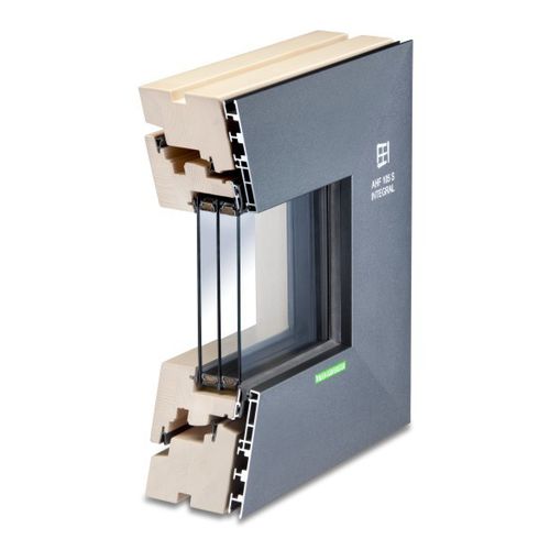 木製窓 - AHF 105 S INTEGRAL - Kneer GmbH Fenster und Türen  - アルミニウム / 開き / スライド式