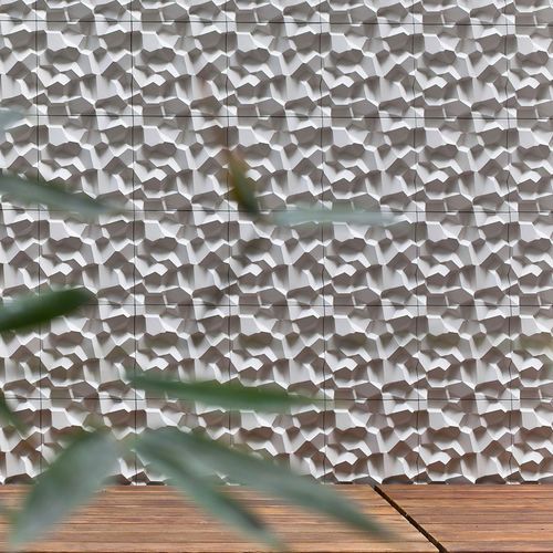 3Dタイル - PENTA - kaza concrete - コンクリート製 / 屋内用 / 壁面