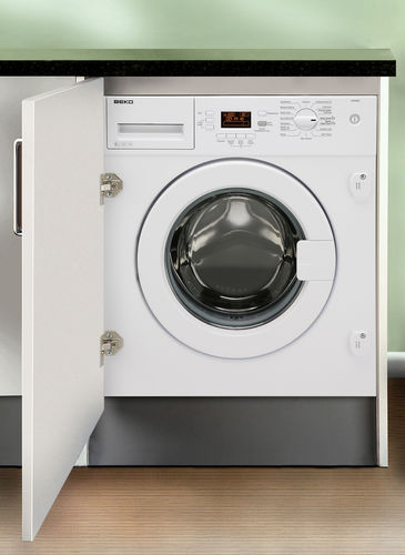 正面投入洗濯機 - QWM84 - Beko - 組み込み式 / 家庭用