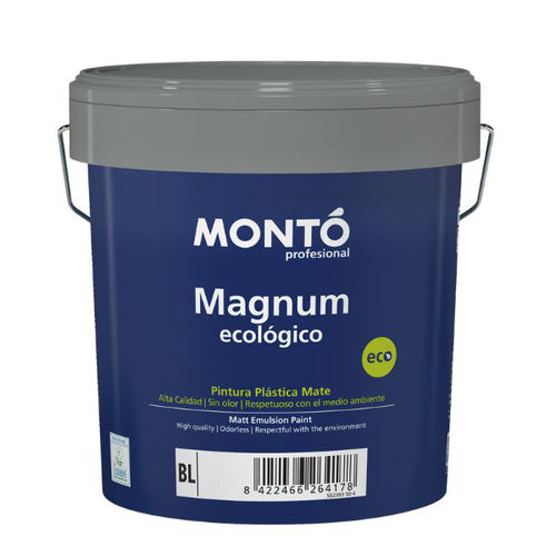 仕上げ用塗料 - MAGNUM ECOLÓGICO - PINTURAS MONTO - 屋内用 / 壁用 / 天井用