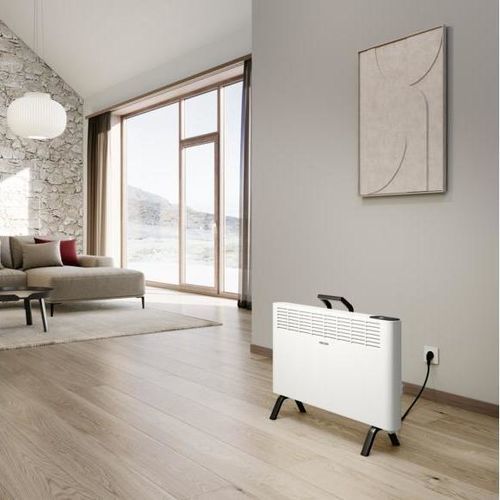 電動式コンベクター - CNS 2000 PLUS LCD MOVE - STIEBEL ELTRON/スティーベルエルトロン - 現代風 / ステンレススチール製 / スチール製
