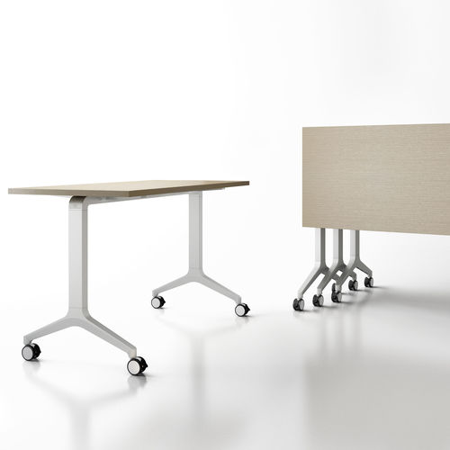 現代風会議用テーブル - TRELLO - Office Furniture Group - ラミネート / 鋳造アルミ脚 / 長方形