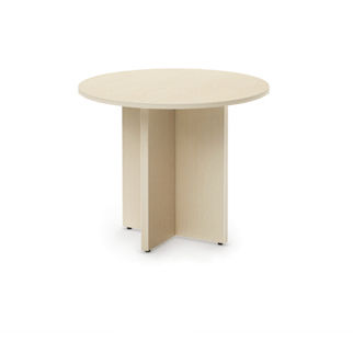現代風ローテーブル - X - Office Furniture Group - ラミネート / ラミネート加工脚 / 円形