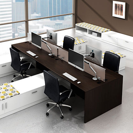 オープンスペース用デスク - MODERN - Office Furniture Group - 現代風 / ラミネート / コーナータイプ
