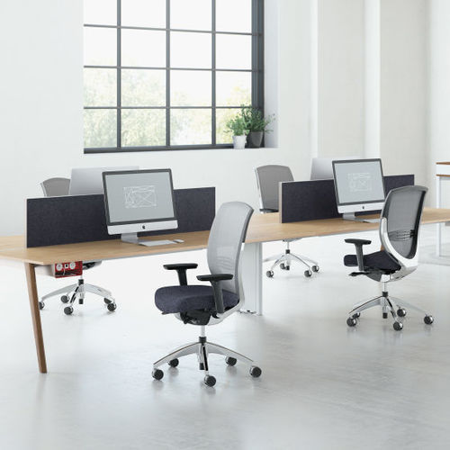 自立型オフィス用間仕切り - KORE® - KIMBALL Office - 金属製 / 保護 / グレー