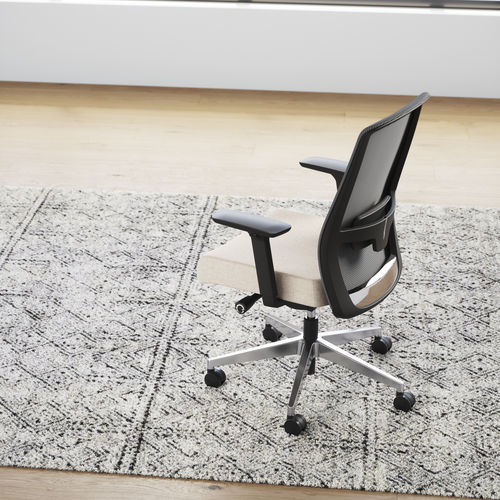 ポリッシュアルミニウム製バ－チェア - MELORA™ - KIMBALL Office - プラスチック製 / 合板 / クッション