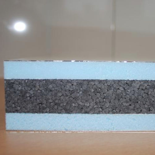 屋根用サンドイッチパネル - NOVATOIT® : PHONIC THREE-LAYER - AV Composites - 2面アルミニウム製 / 押出しポリスチレン / 高耐久性