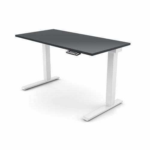 現代風デスク - EFLOAT - Humanscale - 金属製 / 高さ調節可能 / マルチメディア向け