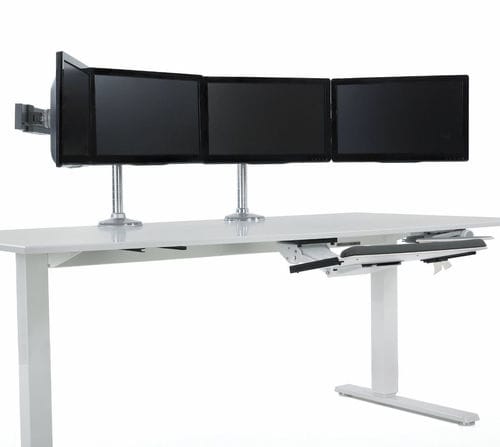 机上モニターホルダー - PARA/FLEX - Humanscale - 複数