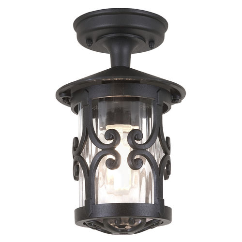 伝統的シーリングライト - HEREFORD - Elstead Lighting Ltd - 円形 / ガラス製 / 鋳造アルミニウム製