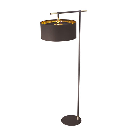 床置きランプ - BALANCE - Elstead Lighting Ltd - 光沢のある真鍮製 / 布製 / アクリル製