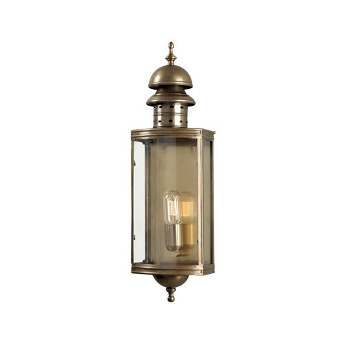 伝統的壁掛け照明 - DOWNING STREET WALL  - Elstead Lighting Ltd - 屋外用 / 真ちゅう製 / ガラス製