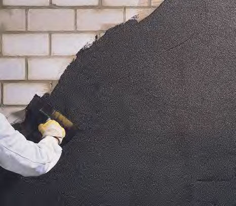 保護瀝青防水加工 - HydroBond 2K-Flex - Newton Waterproofing Systems - 基礎用 / 地下用 / ゴム製