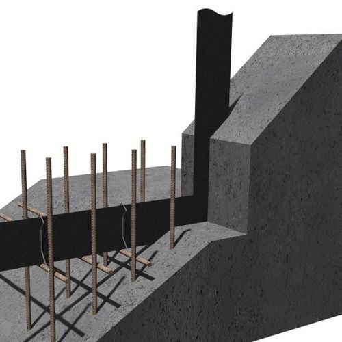 鉄筋コンクリート鉄筋 - HydroTank 301-EP Metal Waterbar - Newton Waterproofing Systems - 高耐久性