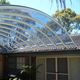 エントランス用キャノピ－ / テラス用 / 商業用ビル / 金属製