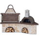 薪バーベキューコンロ / 独立型 / 粘土 / 金属製