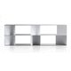 現代風本棚 / コントラクト / アルミニウム / 収納付き