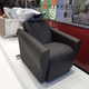 フットレスト付きシャンプーチェア / 合成皮革 / 1人用