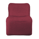 現代風安楽椅子 / 布製 / 白色 / 黒色