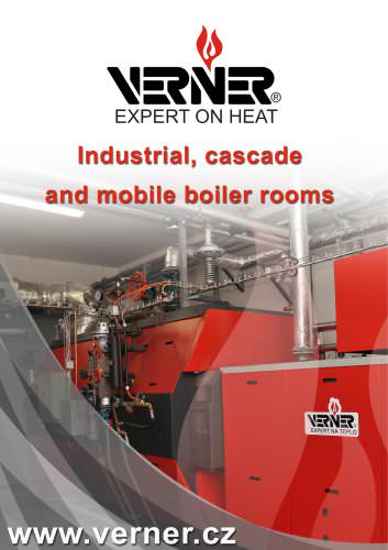 Industrial, cascade and mobile boiler rooms