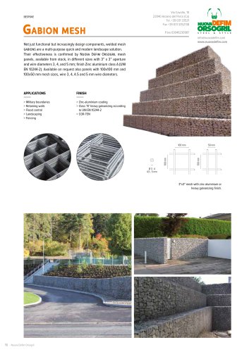 Gabion mesh