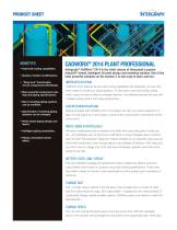 CADWorx 2014 Plant Professional product sheet