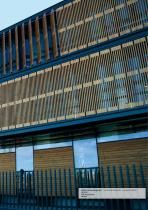 Movable Solar Shading Louvers / Timber-9