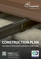 Construction plan - Decking System with Concrete Kerbstone