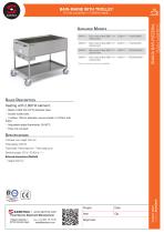 Bain-marie with trolley - 1