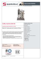 Coffee machine B-40 I/D - 1