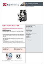 Coffee machine MATIC TWIN - 1