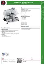 COMMERCIAL MEAT SLICER GC-250 - 1