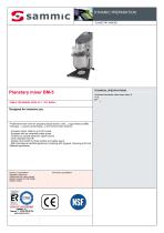 Planetary mixer BM-5 - 1