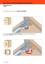 New pin-fix clip with integrated adjustments - 2