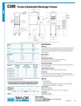 C300 Frozen Carbonated Beverage Freezer - 2