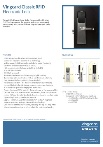 Vingcard Classic RFID