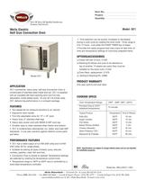 convection ovens: Half Size OC-1 - 1