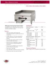 Countertop Griddles:HDG2430G - 1