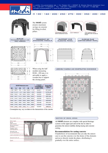 CRAWL SPACES H 130 - 450