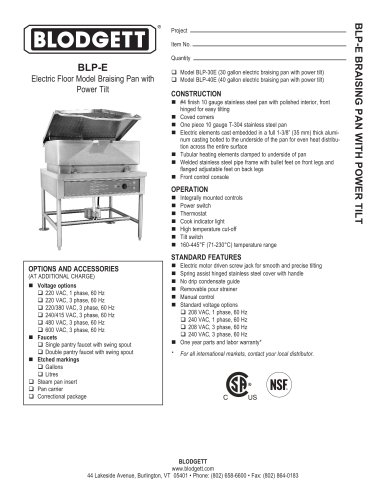 BLP-E Series