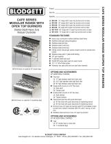 CAFE SERIES MODULAR RANGE WITH OPEN TOP BURNERS - 1