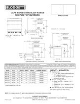 CAFE SERIES MODULAR RANGE WITH OPEN TOP BURNERS - 2