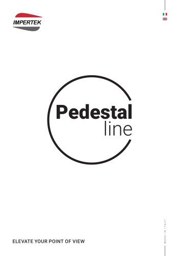 Pedestal Line Catalogue 2026 EN-IT