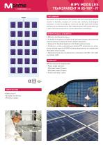BIPV MODULES TRANSPARENT M 85-90P - FI-1